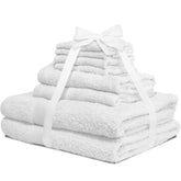 8 Piece of Towels in white Color