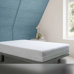 Waterproof Polyester Zipped Mattress Protector - Beach Stone