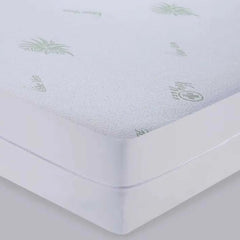 Anti Bed Bug Mattress Protector Waterproof Fully Encased Zipped Mattress Protector Small Double Hypoallergenic Dust Mite Proof Bed Bugs Mattress Protector - Beach Stone