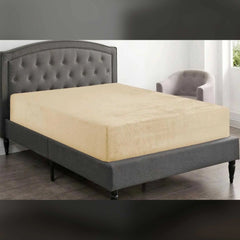 Teddy Bear Fleece Fitted Sheets 12"/30cm Extra Deep - Beach Stone