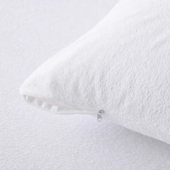Waterproof Premium Quality Terry Towel Pillow Covers - Beach Stone