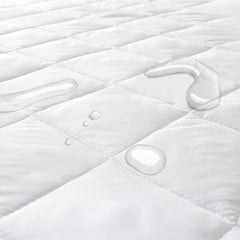Ultra Soft Cotton Waterproof Quilted Mattress Protector - Beach Stone