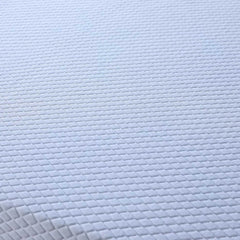 Microfiber Polyester Diamond Pattern Terry Towel Fitted Sheet - Beach Stone