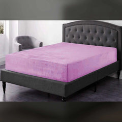 Teddy Bear Fleece Fitted Sheets 12"/30cm Extra Deep - Beach Stone