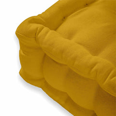 Dark Grey Armchair Booster Cushion Large Firm 50 cm Square Seat Pad with Supportive 10 cm Thick Lift Soft Touch Cotton Charcoal Cushion For The Elderly, Post-Operative and Pregnancy - Beach Stone