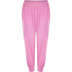 Womens Alibaba Harem Ankle Cuff Pants Trousers Women Harem Trouser Alibaba Plain & Printed Elastic Waist Pajama Bottoms Loose Fit Baggy Pilates Yoga Pants and Summer Trousers