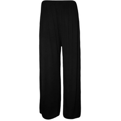 Ladies Palazzo Wide Leg Flared Elasticated Stretch Plain Trousers Womens Wide Leg Loose Baggy Fit Palazzo Ladies Palazzo Summer Trousers for Women