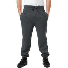 Men's Trouser Fleece Elasticated Joggers Cuffed Sweatpants with Zip Pockets Fleece Gym Sports Casual Trousers Size S-5XL
