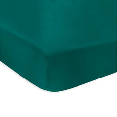 3 Piece Fitted Sheet 800-TC Egyptian Cotton Bottom Fitted Sheet Soft Fitted Sheets Fitted Sheet, Deep Pocket 16 Inch Fitted Sheet Queen Size Teal - Beach Stone