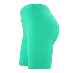 Womens shorts 1/2 Length above-Knee Cycling women Slinky Active Sport Gym Running Walking Casual Yoga Fashionable Under Skirt Shorts Knee Leggings Shape Stretchy