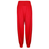 Womens Alibaba Harem Ankle Cuff Pants Trousers Women Harem Trouser Alibaba Plain & Printed Elastic Waist Pajama Bottoms Loose Fit Baggy Pilates Yoga Pants and Summer Trousers