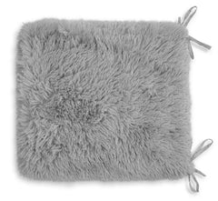 Luxury Garden Tie Foam Cushions Teddy Dining Chair Seat Pads Soft Chair Pads - Beach Stone