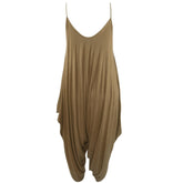 Women's Lage look Strappy Baggy Harem Jumpsuit Dress Top Playsuit Cami 10-20