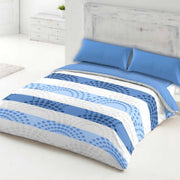 4 Pcs Complete Bedding Set Duvet Cover With Fitted Bed Sheet