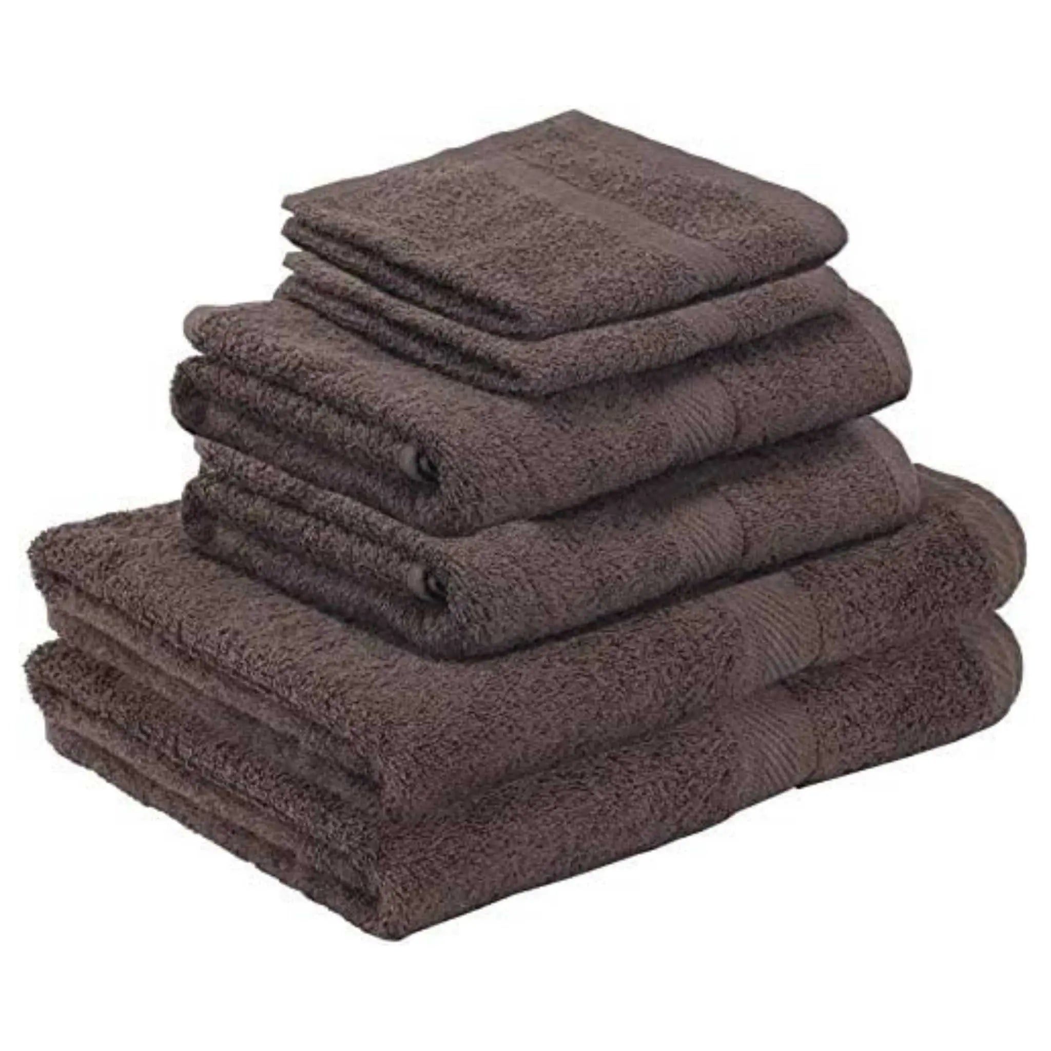 Luxurious 8 Piece Towel Bale Set Bath Towels Soft 100% Egyptian Cotton Towels - Beach Stone