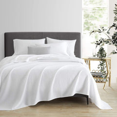 Luxury Waffle Weave Bed Throws and Bedspreads