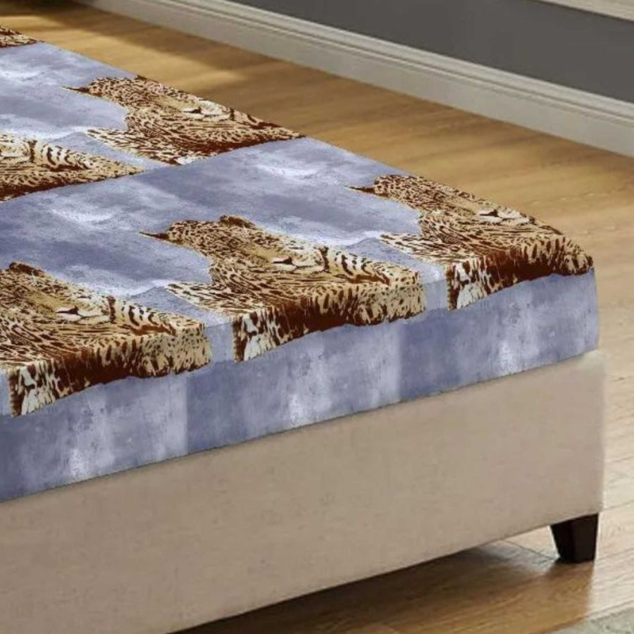 3D Printed Fleece Fitted Sheet Bedding Set
