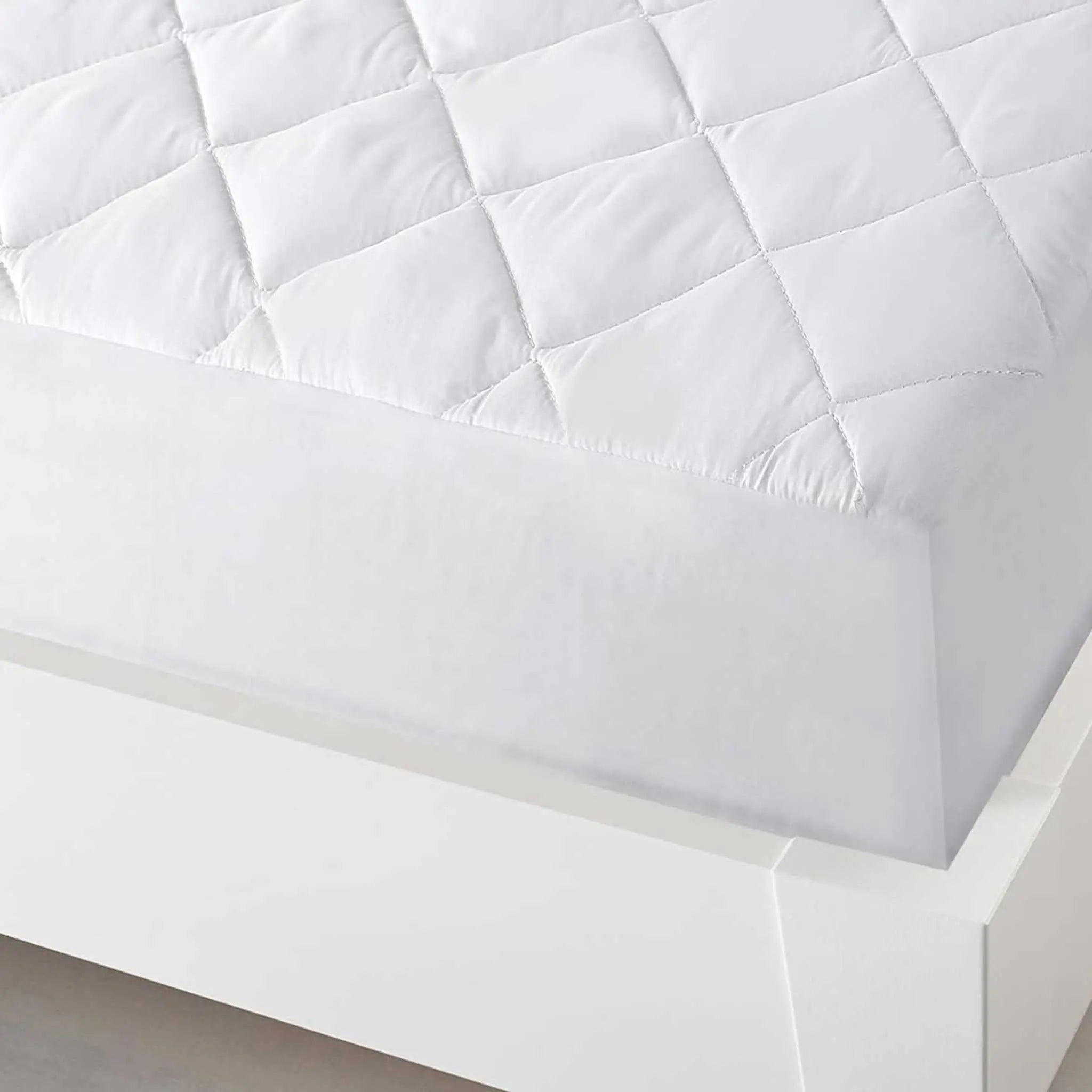 Ultra Soft Cotton Waterproof Quilted Mattress Protector - Beach Stone