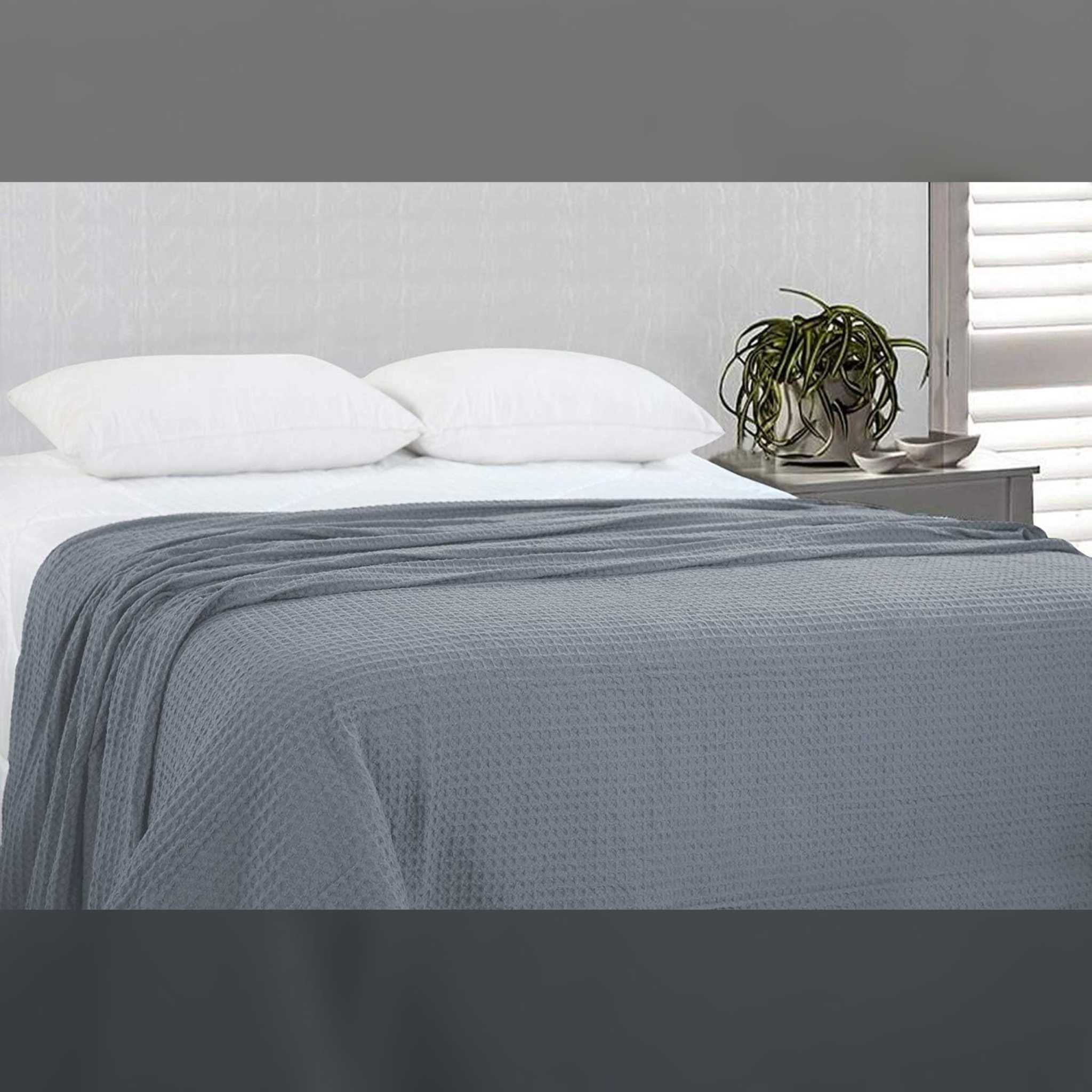 Luxury Waffle Weave Bed Throws and Bedspreads
