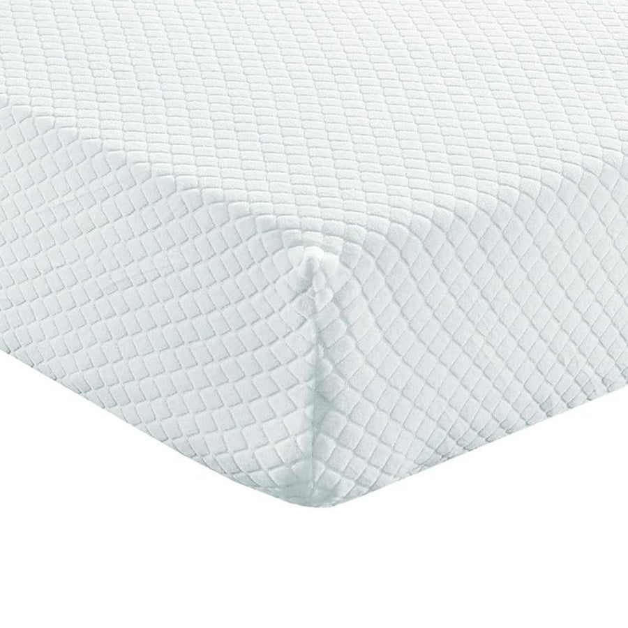 Microfiber Polyester Diamond Pattern Terry Towel Fitted Sheet