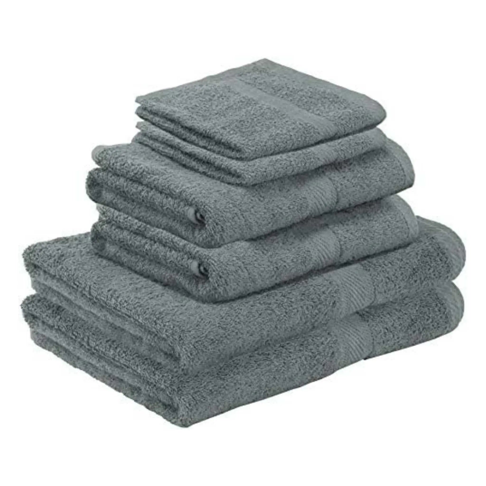 Luxurious 8 Piece Towel Bale Set Bath Towels Soft 100% Egyptian Cotton Towels - Beach Stone