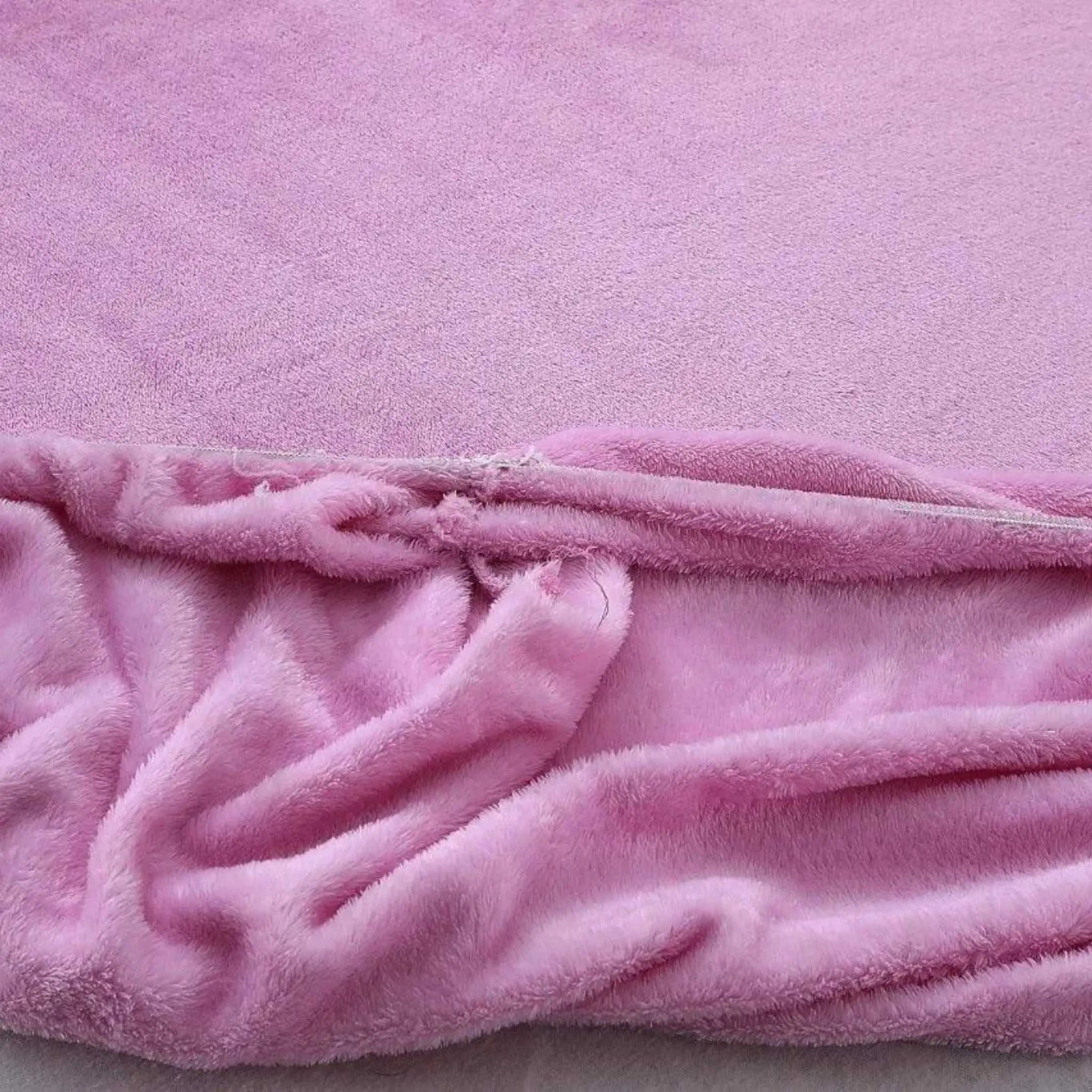 Teddy Bear Fleece Fitted Sheets 12"/30cm Extra Deep - Beach Stone