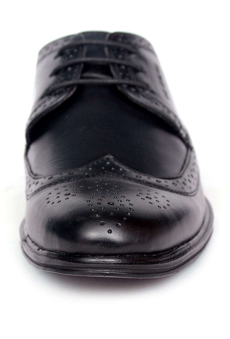 Real Leather Lace Up Brogue Shoes