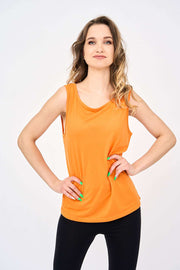 Womens Vest in Orange