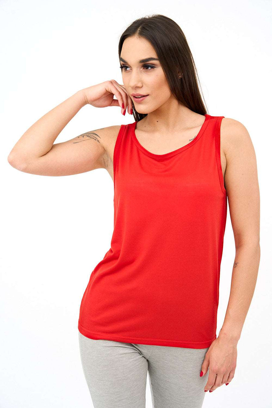 Womens Vest in Red