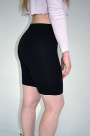 Skin Tight Sports Gym Shorts for Women in Black!