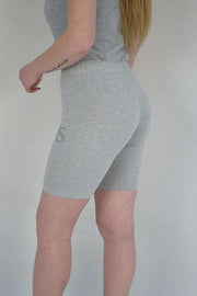Skin Tight Sports Gym Shorts for Women in Grey!