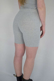 Skin Tight Sports Gym Shorts for Women in Grey!