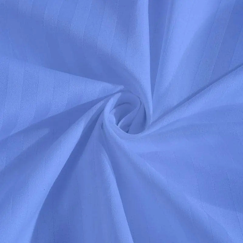 Microfiber Ultra Soft Satin Stripe Pillow Cases | Breathable & Zipped Pillow Covers - Beach Stone