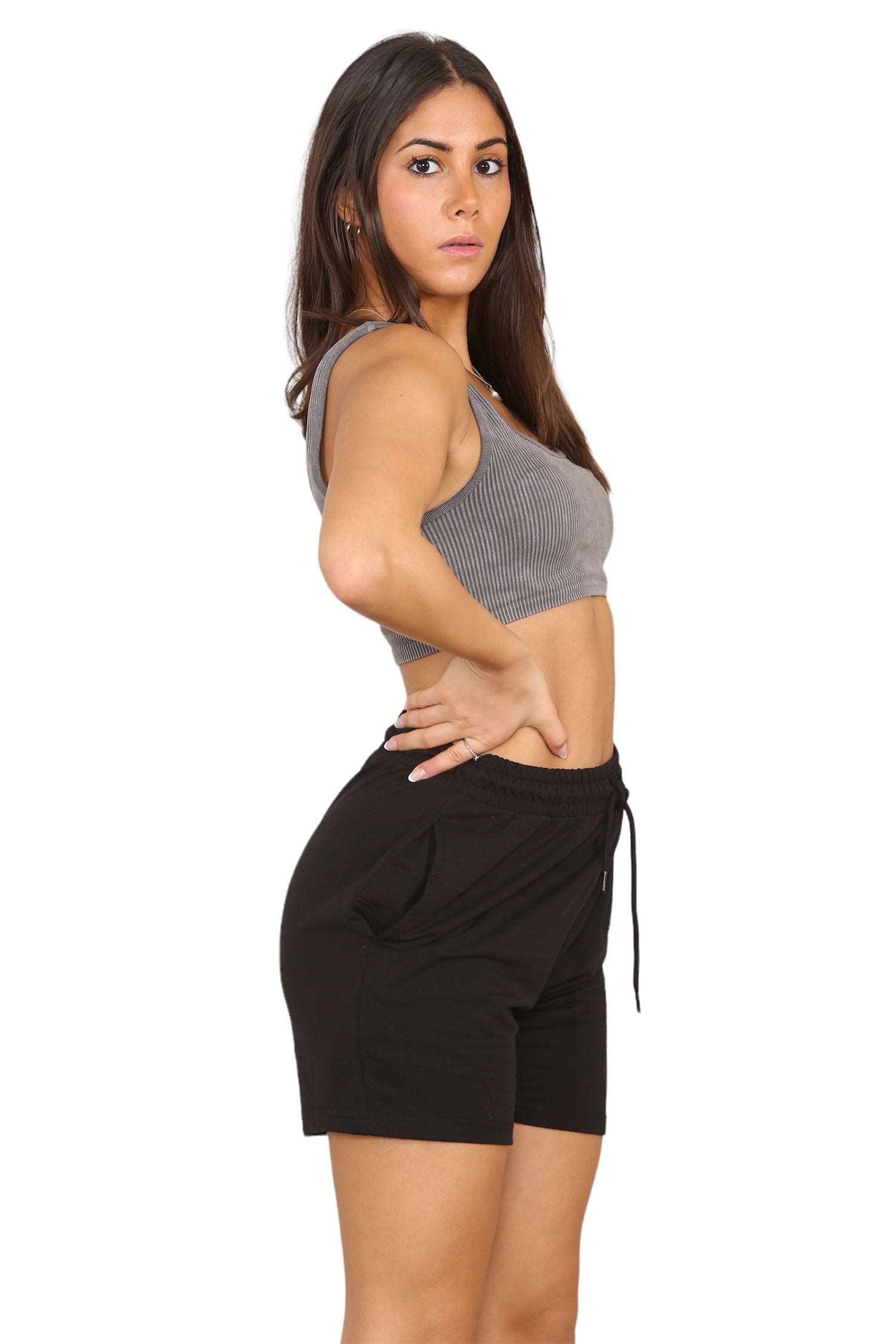Comfy Mid-Length Black Cycling Shorts for Women!