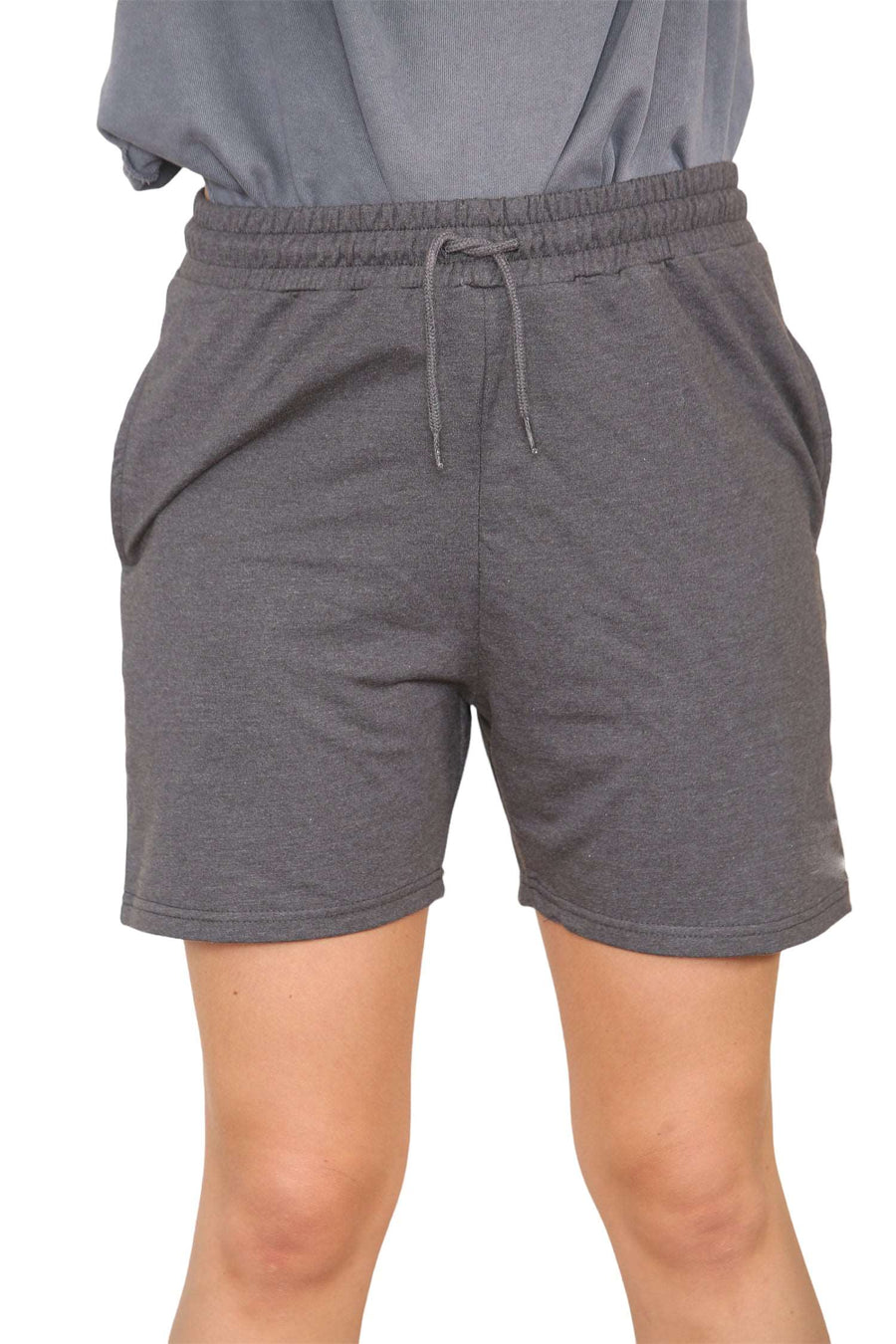 Comfy Mid-Length Charcoal Cycling Shorts for Women!