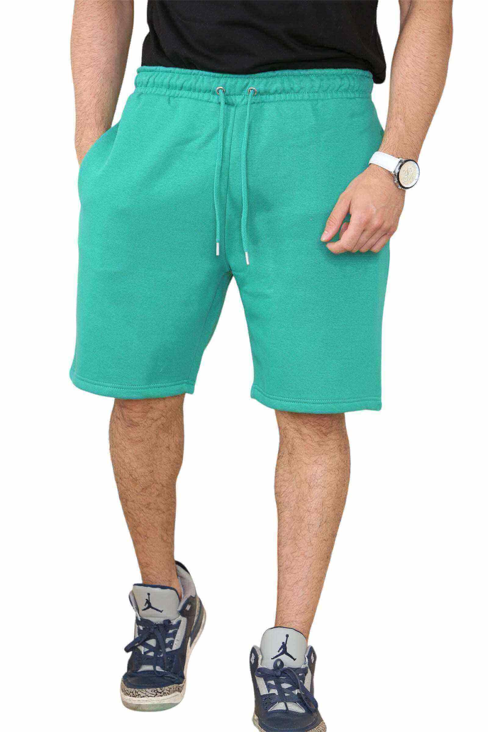 Close View of Men's Gym Shorts in Sage for Your Active Lifestyle