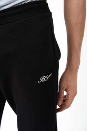 Embroidered BS Logo View of Men's Smart Joggers with Embroidered BS