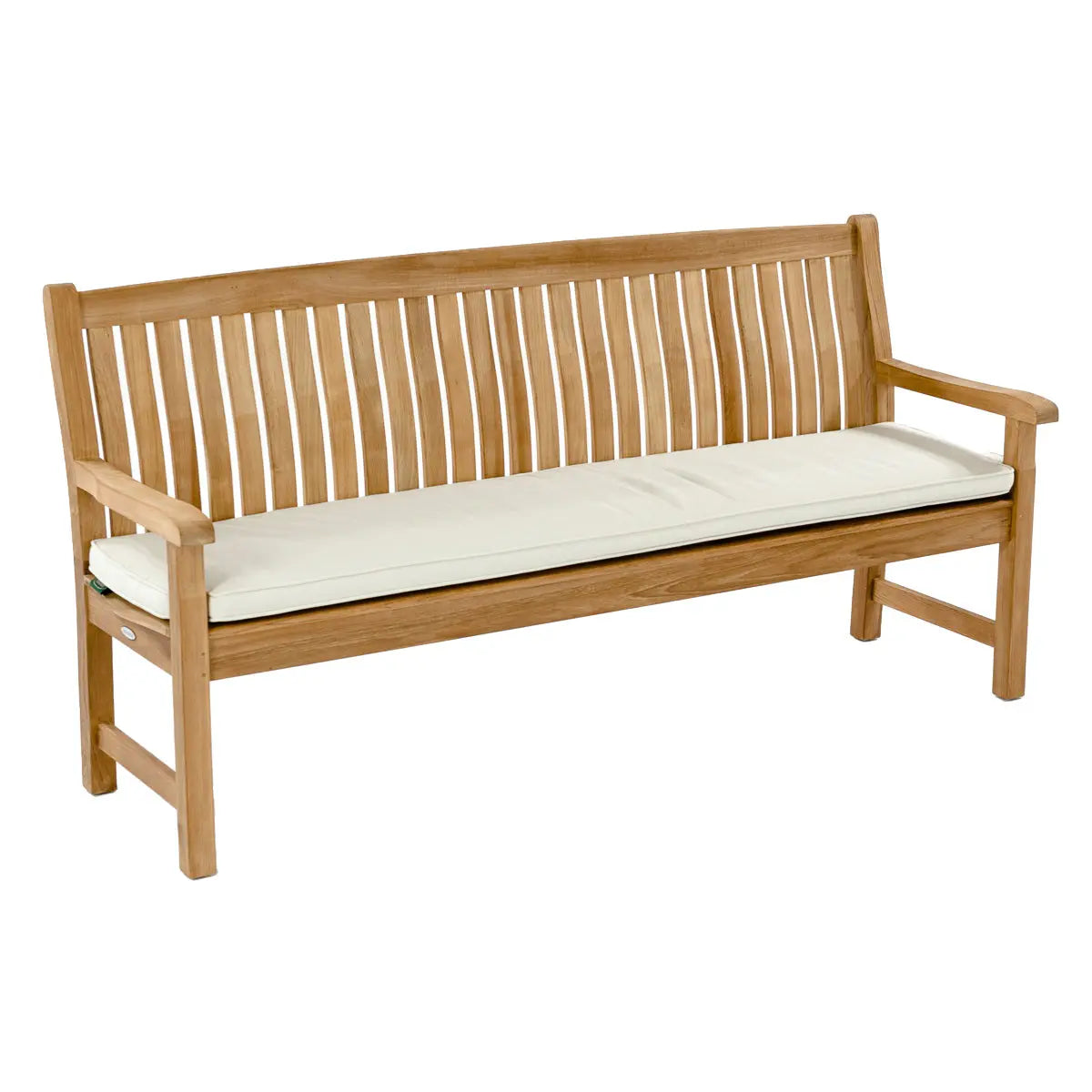 Outdoor Garden Bench Pad Cushion Waterproof Fabric Seat Pads - Beach Stone