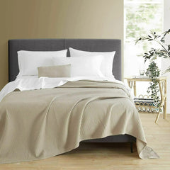 Cooling Cotton Waffle King Size Blanket - Lightweight Breathable Blanket of Rayon Derived from Bamboo for Hot Sleepers, Luxury Throws for Bed, Couch and Sofa, Dark Grey, 104x90 Inches