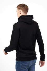 Back Pose of Men's Hoodie for Everyday Living with Kangaroo Pockets 