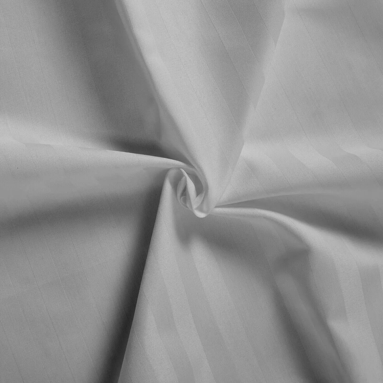 Pastel Yellow Pure Egyptian Cotton Flat Sheet Super King 330 TC 500 Thread Count Equivalent Satin Stripe Bed Sheet - Beach Stone