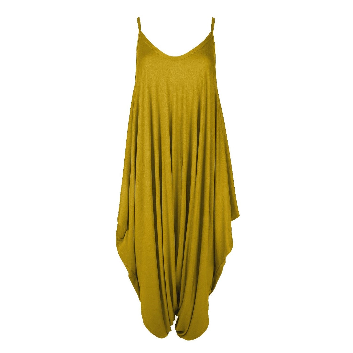 Women's Lage look Strappy Baggy Harem Jumpsuit Dress Top Playsuit Cami 10-20