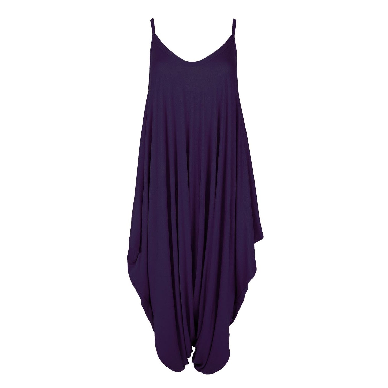 Women's Lage look Strappy Baggy Harem Jumpsuit Dress Top Playsuit Cami 10-20