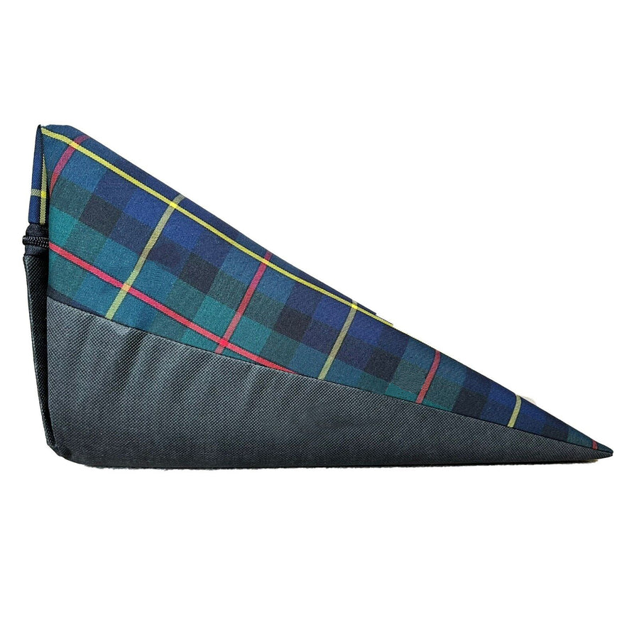 Back Support Large Acid Reflux Support Wedge Pillow Zipped Cover Tartan Designs