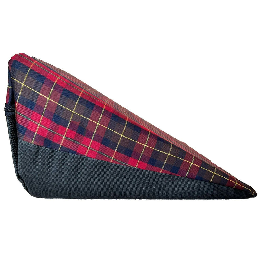 Back Support Large Acid Reflux Support Wedge Pillow Zipped Cover Tartan Designs