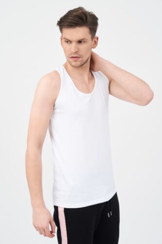 Men's Basic Vest Top in White