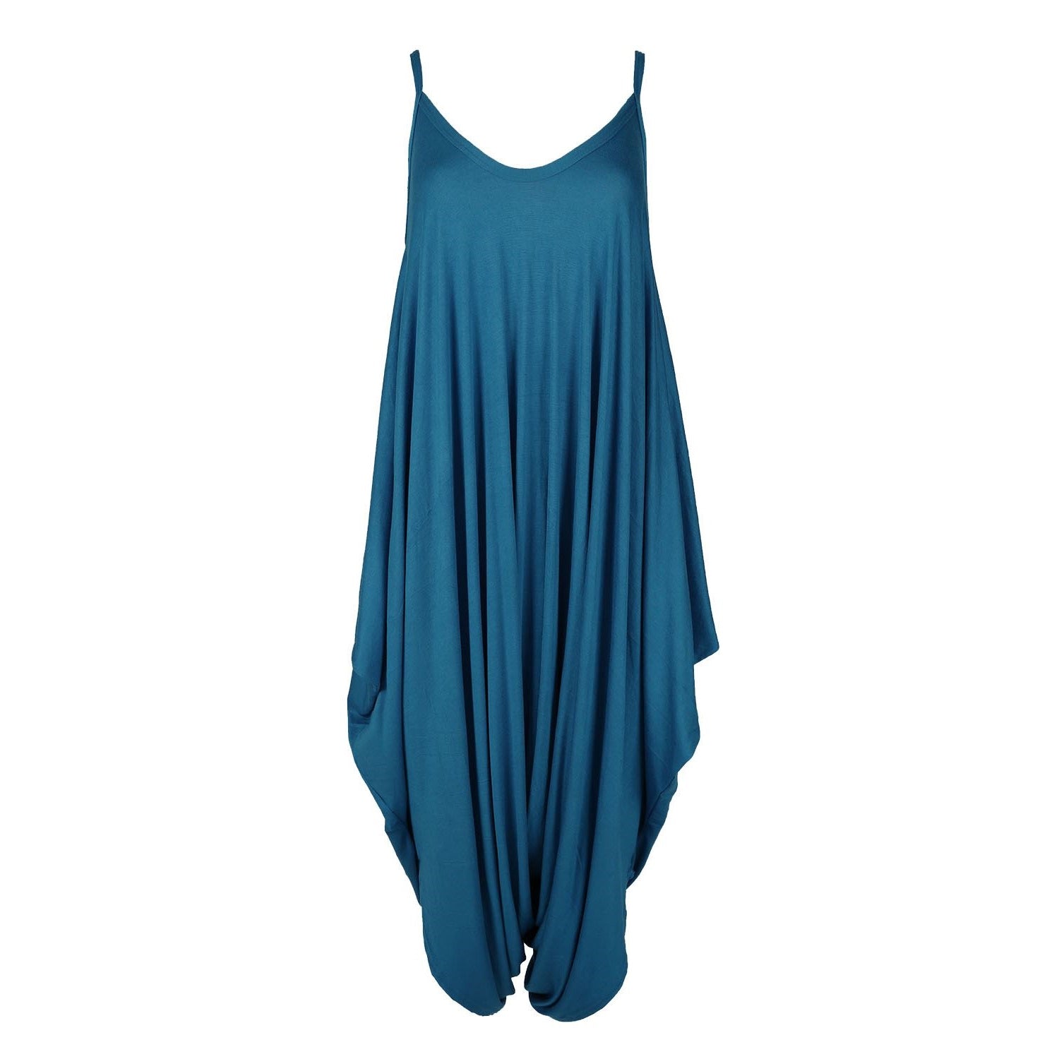 Women's Lage look Strappy Baggy Harem Jumpsuit Dress Top Playsuit Cami 10-20