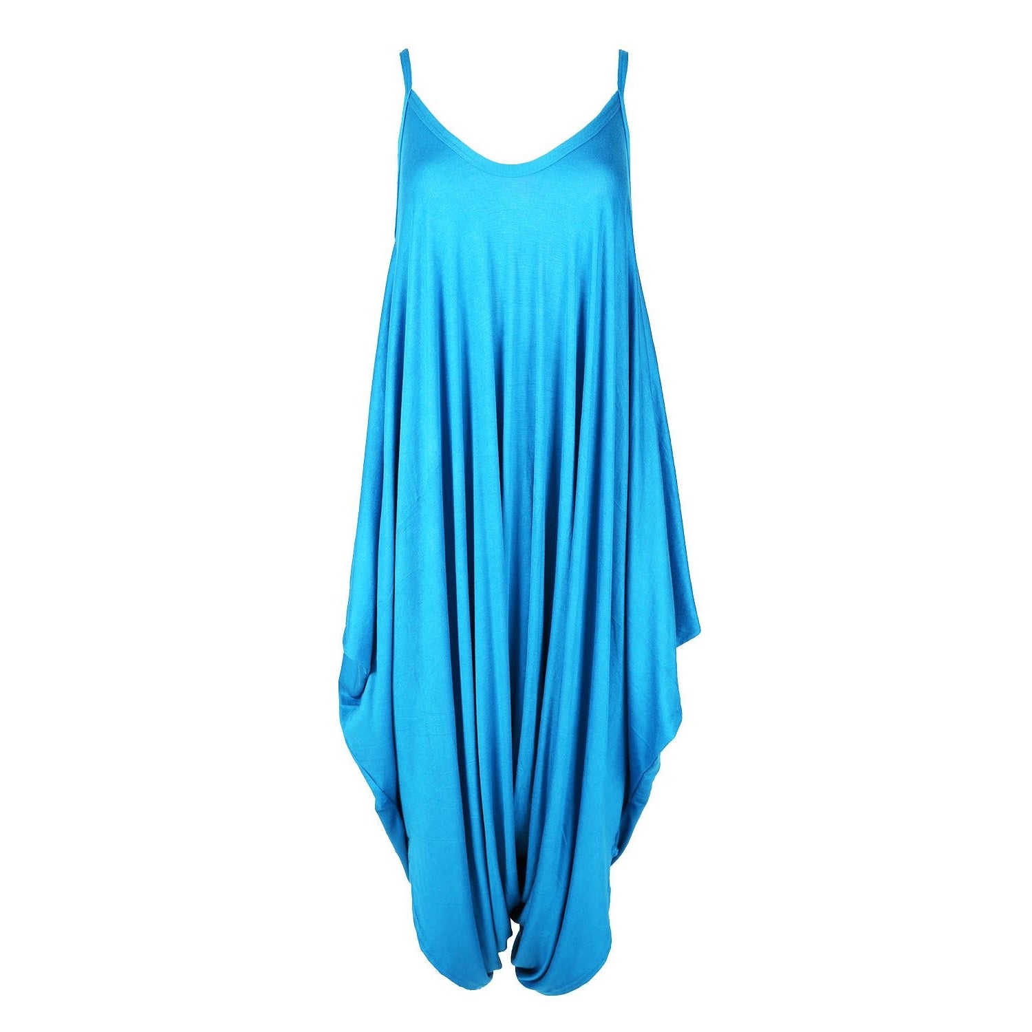 Women's Lage look Strappy Baggy Harem Jumpsuit Dress Top Playsuit Cami 10-20